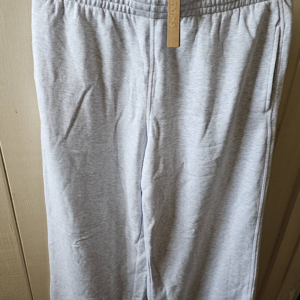 SKIMS Light Gray Track Pants